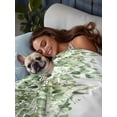 thumbnail image 3 of Sage Green Eucalyptus Leaves Flat Sheet Only Twin Size, Soft Breathable Bed Top Sheets for Mattress, Spring Summer Botanical Floral Luxury Bedding Flat Sheets for Home Hotel Bedroom Bed Protection, 3 of 9