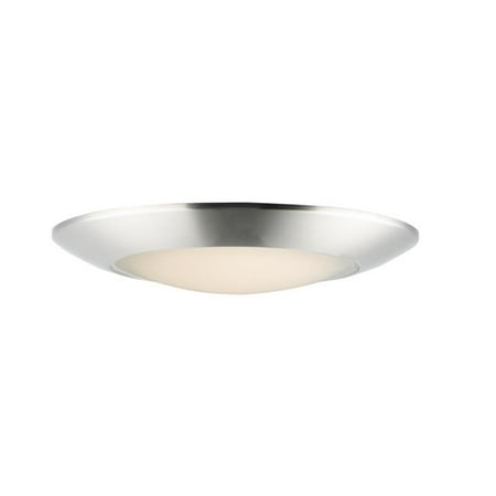 

Maxim 57855WTSN 11 in. Diverse Satin Nickel LED Flush Mount Ceiling Light