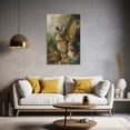 thumbnail image 4 of ZHONGYUTONG Vintage Rabbit Canvas Wall Art Brown Bunny Picture Print Forest Hare Easter Animal Painting for Nursery Decor Framed (12.00" x 18.00"), 4 of 5