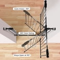 thumbnail image 5 of BalanceFrom Easy Walk-Thru Safety Gate for Doorways and Stairways with Auto-Close/Hold-Open Features, 30-Inch Tall, Fits 29.1-33.8 Inch Openings, Graphite, 5 of 7
