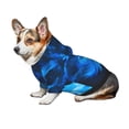 thumbnail image 3 of Bingfone Blue Fire Cool Wolf Dog Clothes Hoodie, Pet Winter Coat,Puppy Sweatshirts for Small Dogs Boy Girl,Suitable for All Breeds-XX-Large, 3 of 6