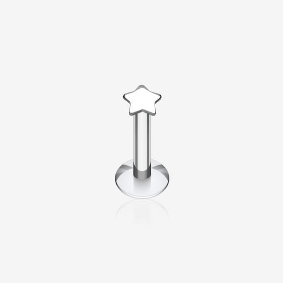 Dainty Star Top Internally Threaded Labret