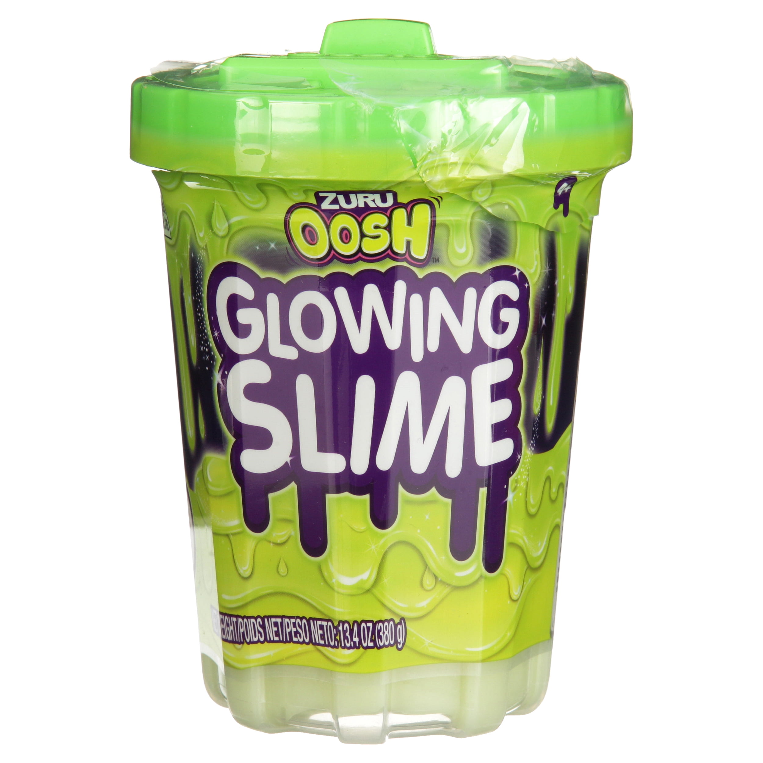 Oosh Glowing Slime Assorted Colors Lot of 3. 