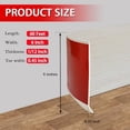 thumbnail image 6 of Vinyl Wall Base Baseboard Molding Trim 6" Flexible Self Adhesive Rubber Wall Base Moulding Trim Peel and Stick Design, 6 Inch x 60 Feet, Beige Wood, 6 of 6