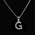 thumbnail image 3 of Dije Letra G Inicial Plata .925 con Cadena de Plata .925, 3 of 4
