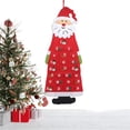 thumbnail image 3 of Felt Advent Calendar Santa, Santa Claus Advent Calendar, DIY Felt Christmas Santa, 24 Day Countdown Calendar with Pockets DIY Christmas Decorations Hanging Decorations Gray, 3 of 7
