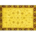 thumbnail image 1 of Ahgly Company Indoor Rectangle Oriental Yellow Traditional Area Rugs, 6' x 9', 1 of 4