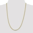thumbnail image 5 of Primal Gold 14 Karat Yellow Gold 2.3mm Beveled Curb Chain, 5 of 5