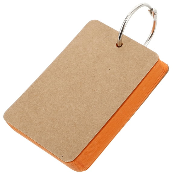 WEAVILUX Cute Index Cards Index Card Orange Paper 50Pcs