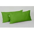 thumbnail image 3 of Vargottam Indoor/Outdoor Polyester Fabric Lumbar Pillow With Insert, All-Weather Waterproof Decorative Throw Pillow for Patio Furniture-Set of 2 - Green, 3 of 5