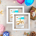 thumbnail image 7 of Tasse Verre 12x12 White Shadow Box (2-Pack) Frame w/ Linen -16 Stick Pins, 7 of 7