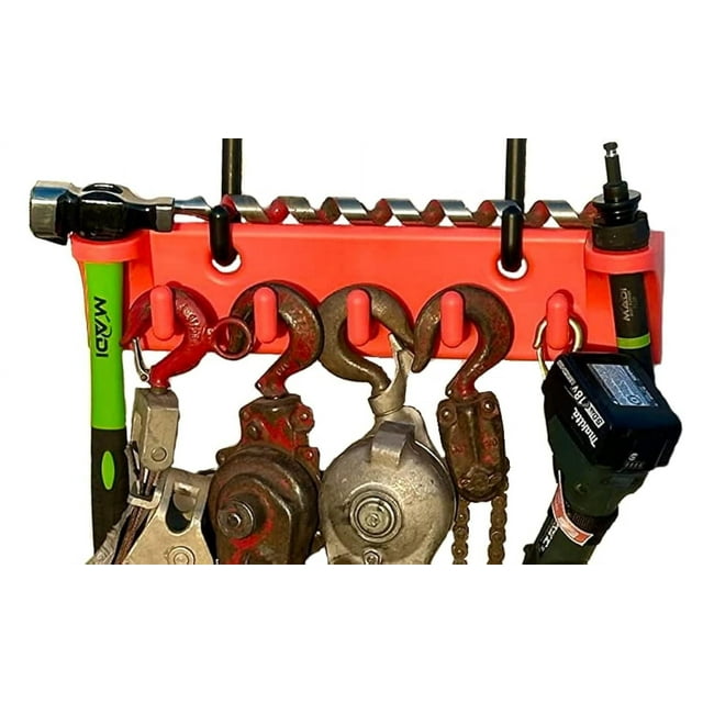 Organizador de herramientas Big Rack Bucket Truck con ganchos