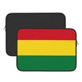 thumbnail image 2 of Reggae Rasta Flag Neoprene Laptop Sleeve Computer Bag Notebook Carrying Case Cover Bags 15 inch, 2 of 7