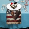 thumbnail image 4 of Nawy American Flag Polyester Cloth Napkins for Dining Table Kitchen Daily Party Housewarming Farmhouse Decor 4 PCS, 4 of 7