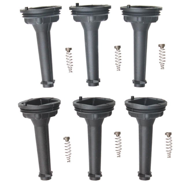 Jgo 6 Capuchones Para Bobina S80 2000 A 2005 Volvo L6 2.9L WALKER .