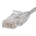 thumbnail image 3 of Monoprice Cat6 Ethernet Patch Cable - 2 feet - Gray | Snagless RJ45 Stranded 550MHz UTP CMR Riser Rated Pure Bare Copper Wire 28AWG - SlimRun Series, 3 of 6