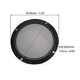 thumbnail image 2 of Unique Bargains Speaker Grill Cover 6.5 Inch 184mm Mesh Decorative Circle Subwoofer Protector Black 2pcs, 2 of 6