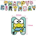 thumbnail image 2 of ZOOUSQII Sanrio Birthday Party Supplies, Cartoon Party Decorations Set Include Plates Napkins Banner Balloons Cake Toppers Tableware Party Supplies for Boys Girls Birthday Party PD221-054, 2 of 8