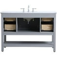 thumbnail image 6 of Elegant Decor Metropolis 48" Single Marble Top Bathroom Vanity in Gray, 6 of 16