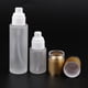 thumbnail image 3 of 2 botellas de vidrio rellenables para cosméticos, 30 ml/80 ml, color dorado, 3 of 8