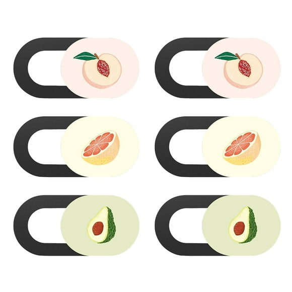 KAKOWELY 6 cubiertas deslizantes para cámara web, bloqueador de privacidad para computadora portátil