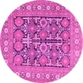 thumbnail image 1 of Ahgly Company Indoor Round Persian Pink Traditional Area Rugs, 4' Round, 1 of 4