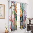thumbnail image 2 of Blackout Curtains for Bedroom Ocean World Turtle Full Room Darkening Grommet Curtains for Living Room,Thermal Insulated Ombre Drapes, 2 of 7