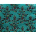 thumbnail image 4 of oneOone Georgette Viscose Fabric Leaves & Floral Block Printed Craft Fabric BTY 42 Inch Wide, 4 of 4