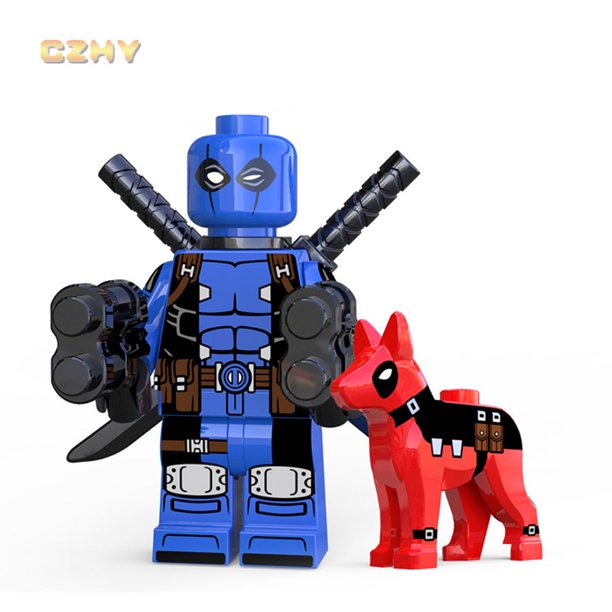 Wade Winston Wilson Con Moto Super Héroe Colección Cowboy Pintor Doctor Guitarrista Punk Bloques De Construcción Juguetes Para Niños Gao Jinjia unisex