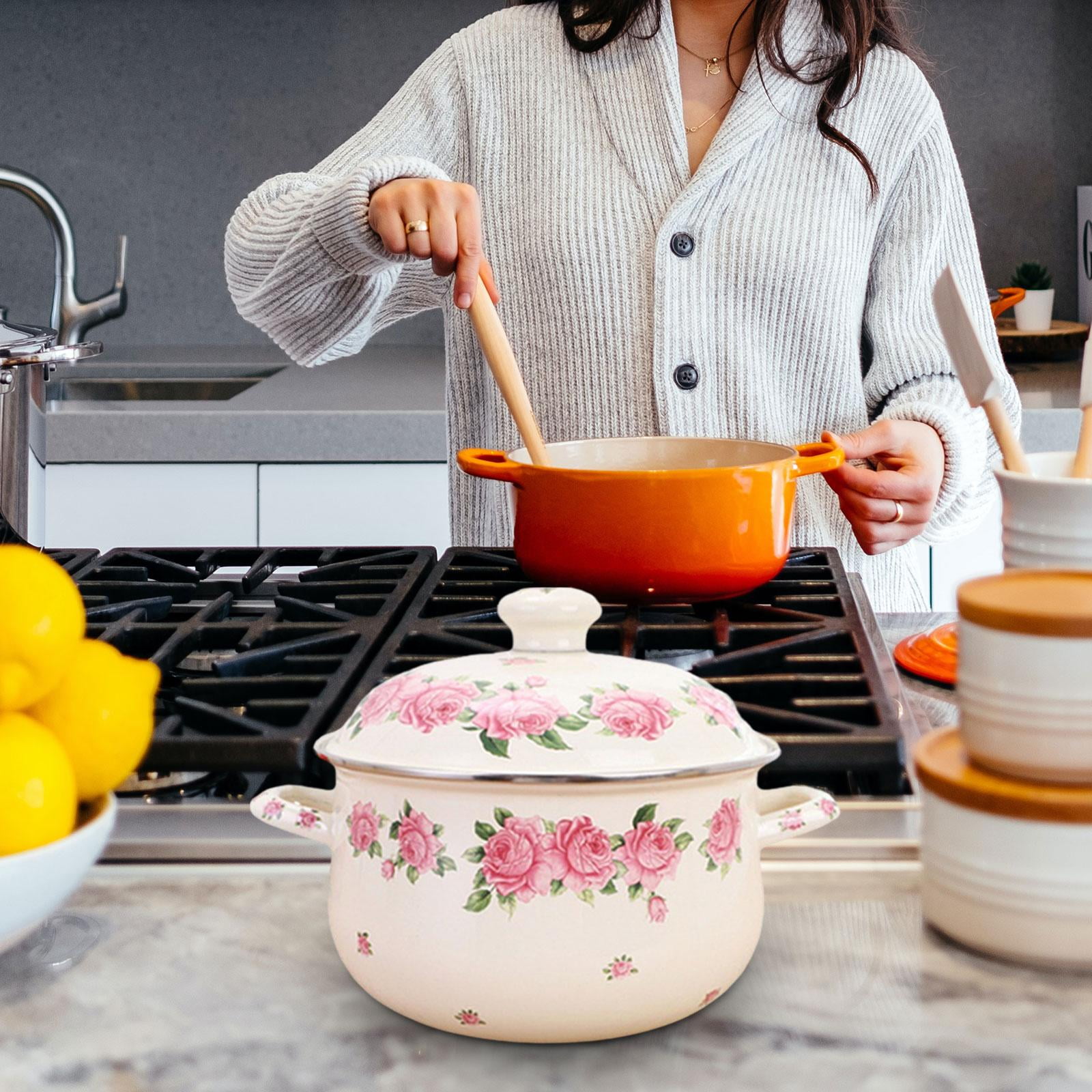 Baoblaze Cookware Pot Sauce Instant Noodle Pot Stockpot for Tea Food Cereals 20cm
