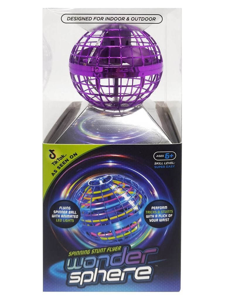 Wonder Sphere Magic Hover Ball- Purple Color- Skill Level Easy- STEM  Certified, Novelty and Gag Toys, Indoor and Outdoor Play 