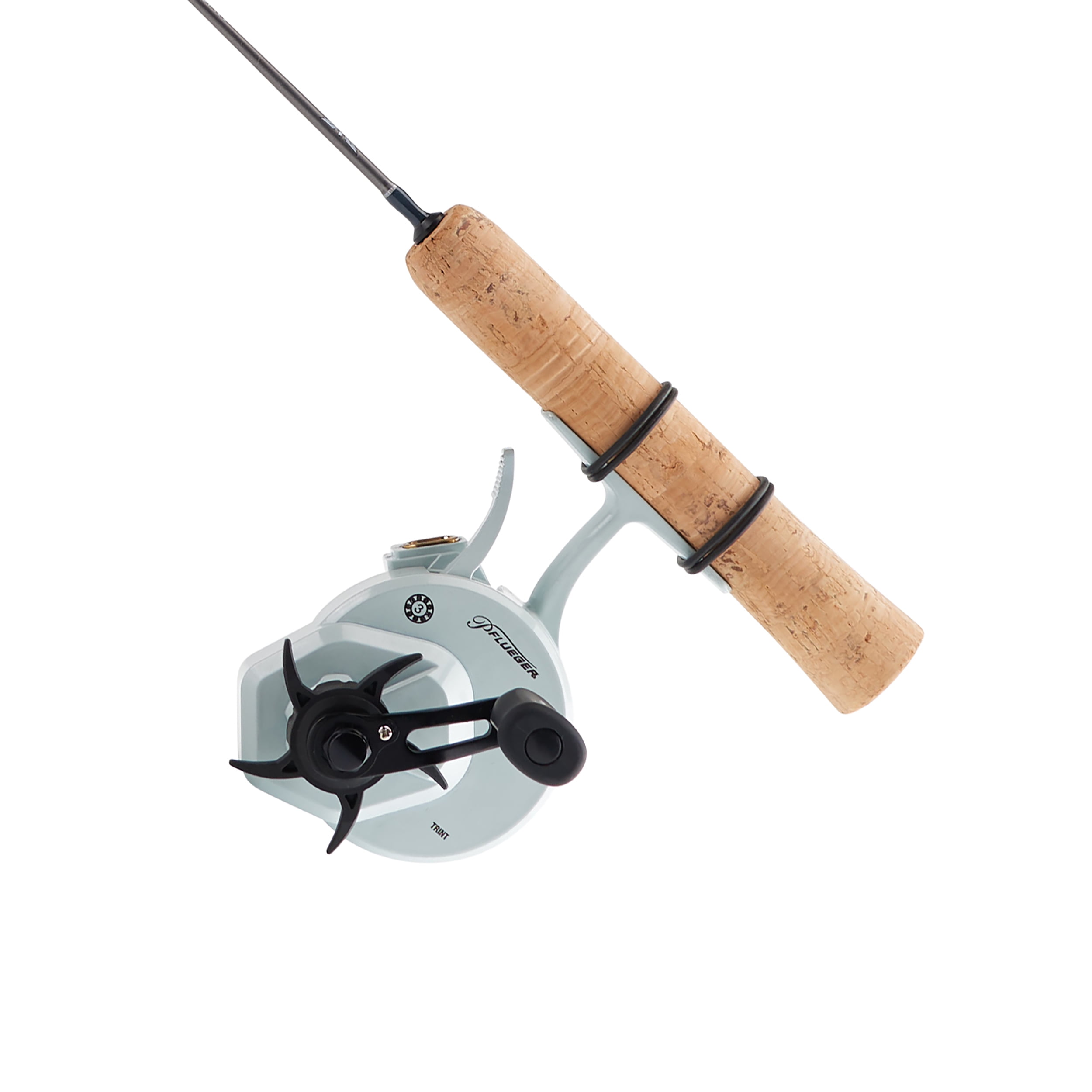 Pflueger Trion 26in Inline Medium Light Ice Fishing Combo Moderate Action