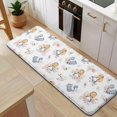 thumbnail image 5 of Princess and Cat Pattern Kitchen Rug Mat,Kitchen Runner Rugs Non Skid Washable,Decorative Kitchen Floor Mats for Kitchen,Sink,Laundry,17"x47.2", 5 of 7