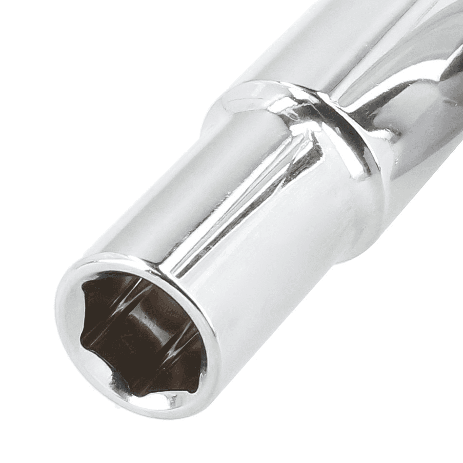 Surtek 3/8” Long Socket, 6 points, 7/16”, Steel