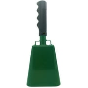 9.6 inch Hunter Green Bell Black Handle Cowbell with Stick Grip Handle Used for Cheering at Sporting Events - Cow Bell by Stewart Tradingâ?¢
