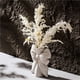 thumbnail image 5 of Florero de cerámica blanco con lazo for decoración del hogar, floreros únicos estilo Boho for flores, 5 of 7