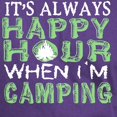 thumbnail image 3 of CafePress - It's Always Happy Hour When I'm Camping T T Shirt - Men's Classic Graphic Cotton T-Shirt, 3 of 4