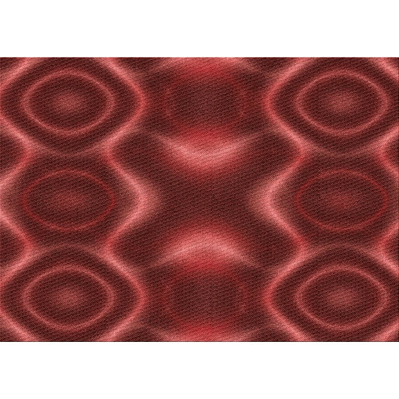 Ahgly Company Indoor Rectangle Patterned Crimson Red Area Rugs, 8' x 12'