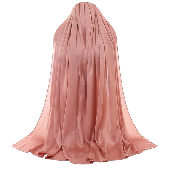 Stylish Women Head Scarf Shawl Wrap Soft Coverage Head Covering Scarf for Culture Celebration and Everyday Use 71x29inch