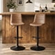 thumbnail image 1 of Sillas Altas para Barra de Cocina con Altura Ajustable Bancos Desayunador Elegante para Decoración del Hogar Fabricado 100% Poliéster y Tejido Transpirable Set de 2 Sillas Cafe, 1 of 8