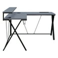 thumbnail image 4 of OSP Home Furnishings Checkpoint Battlestation L shaped Gaming Desk with RGB LED Lights, 4 of 15