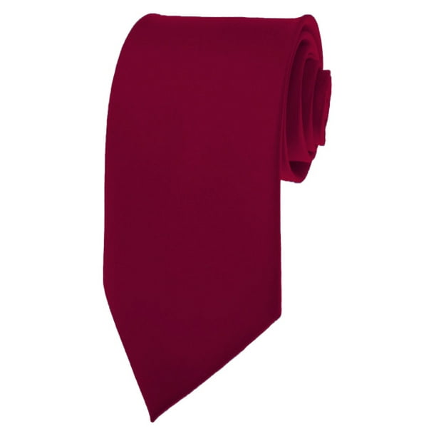 Mens Solid Eggplant Ties Necktie