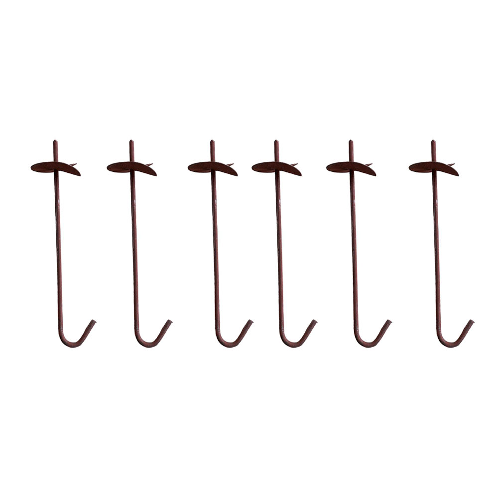 Homemaxs 6Pcs Shed Anchor Greenhouse Tie Down Ground Stakes for