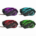 thumbnail image 2 of Gaming Mouse 6 Button Usb Wired Rgb Breathing Fire Button 3200 Dpi Laptop Pc, 2 of 6