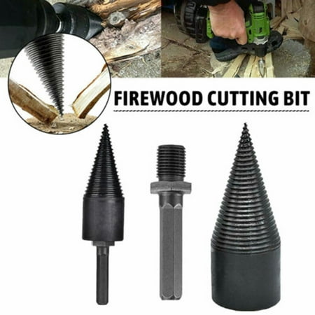 

High Speed Firewood Drill Bit Wood Splitter Screw Splitting Cone Driver