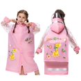 thumbnail image 4 of Bangcool Imperméable pour Enfants, Poncho de Pluie Mignon avec Visière et Sac, 4 of 6