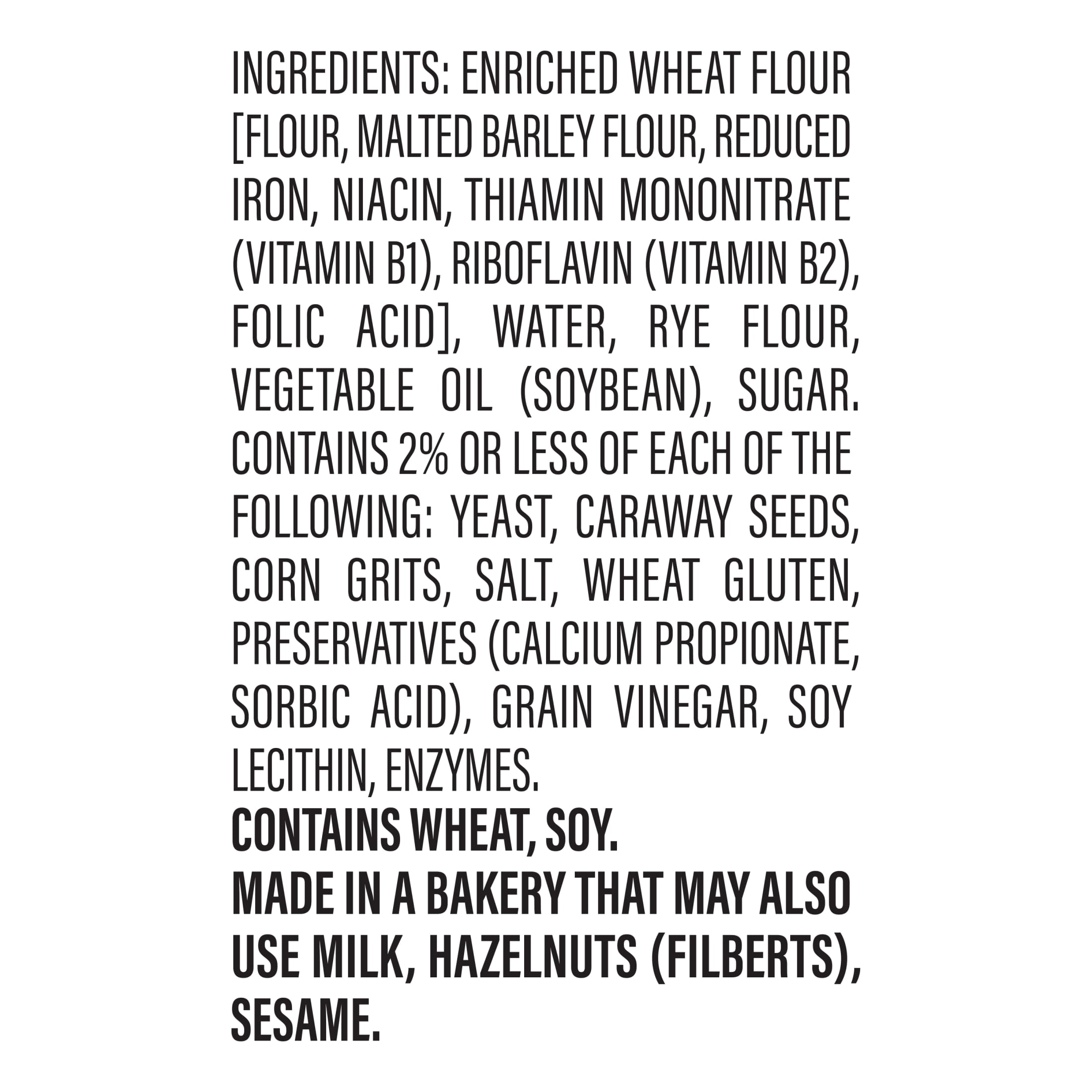 Oroweat Jewish Rye Bread, 16 oz