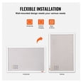 thumbnail image 4 of Cork Board 48x36, White Linen Bulletin Board for Home Office, 4 of 7