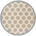 thumbnail image 5 of SAFAVIEH Beach House Callahan Geometric Indoor/Outdoor Area Rug Blue/Cream, 5'3" x 7'6", 5 of 9