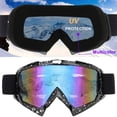 thumbnail image 2 of Lentes de Nieve LJDJ para Esquí UV400 Protector Paquete de 2 - Negro, 2 of 7